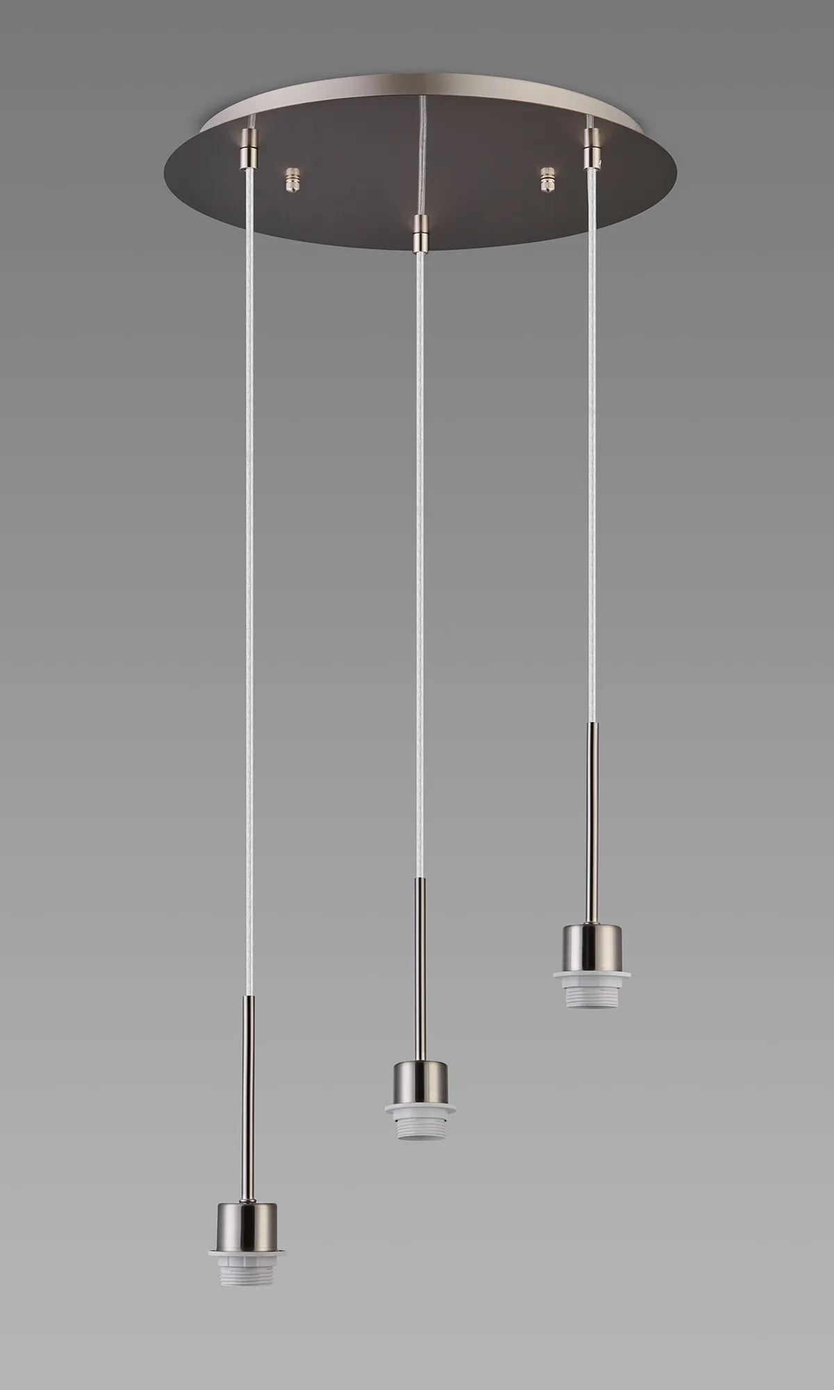 Carrie Satin Nickel Ceiling Lights Deco Multiple Pendant